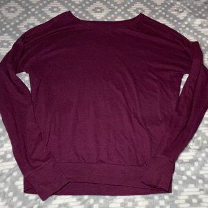 Forever 21 Maroon long sleeve shirt